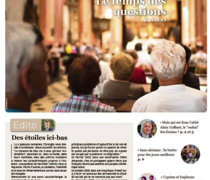 Sommaire du journal Dimanche n°37 du 24 octobre 2021