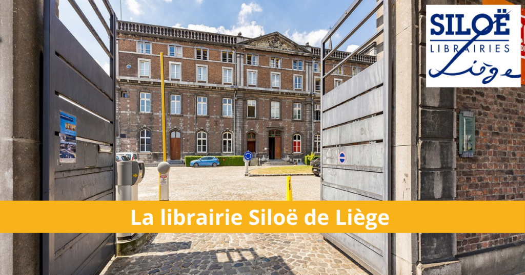 Vue extérieure de la librairie Siloë de Liège