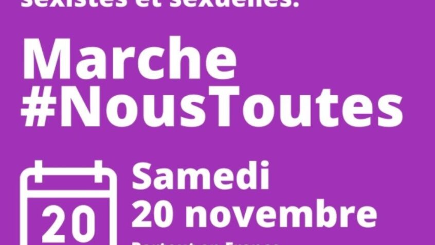 France: un cortège chrétien à la manifestation #NousToutes