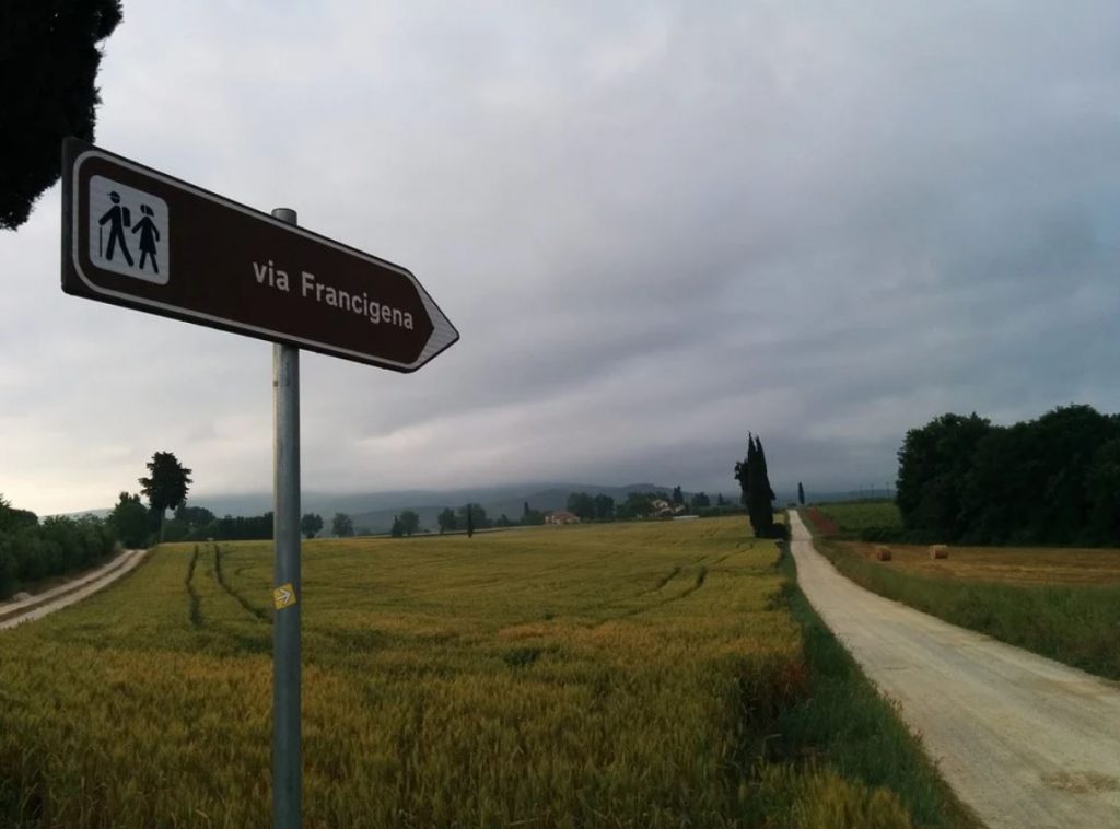 Recherche lieux d'accueil pour pèlerins de la Via Francigena