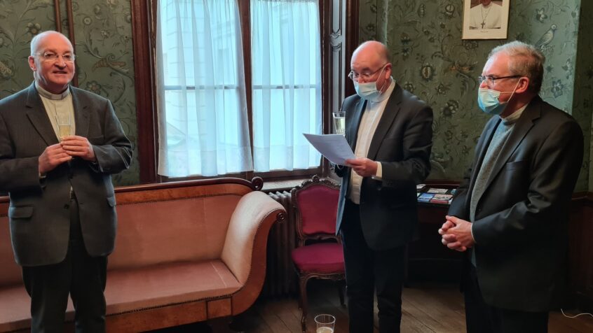 Dernier conseil épiscopal pour le chanoine Huet