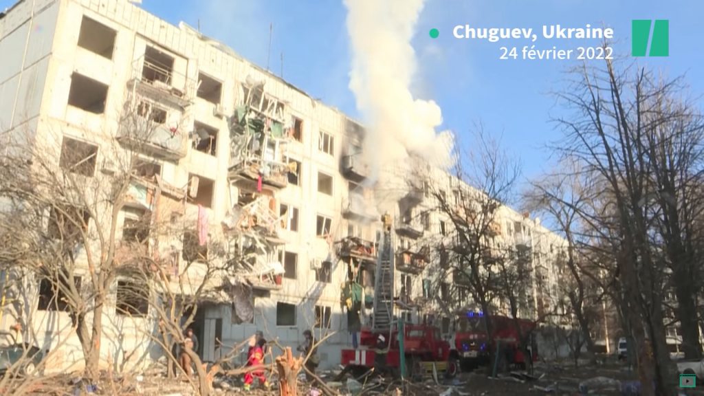 Bombardement Ukraine