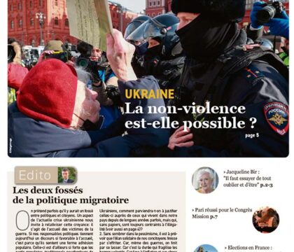 Sommaire du journal Dimanche n°12 du 27 mars 2022