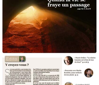 Sommaire du journal Dimanche n°15 du 17 avril 2022