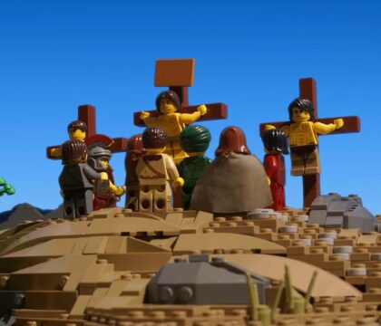 La Passion rejouée en Legos