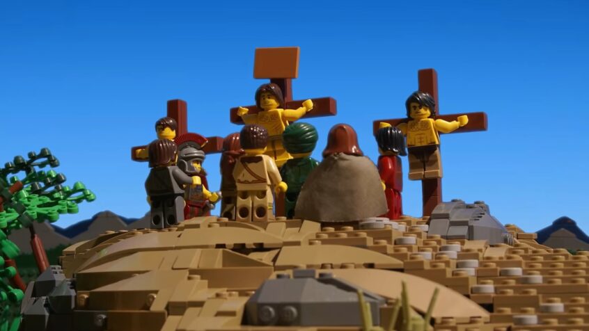 La Passion rejouée en Legos