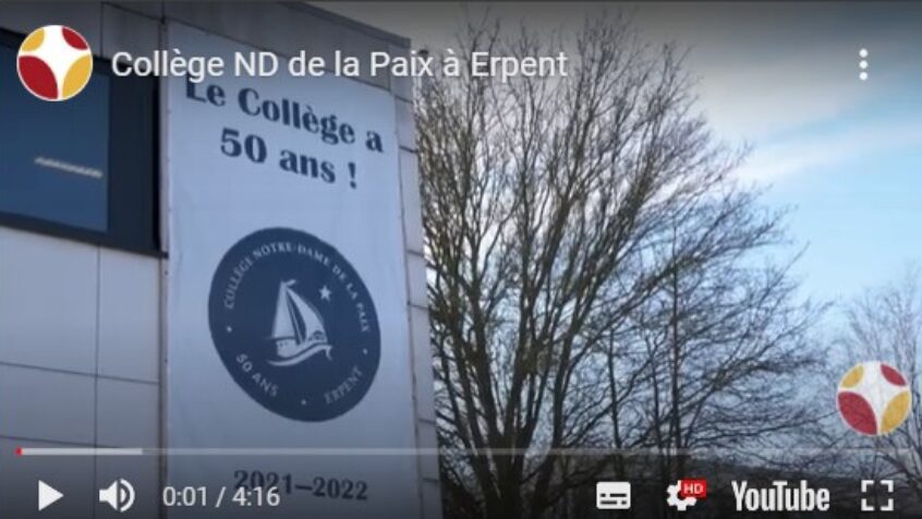 Vidéo à la Une – Collège ND de la Paix à Erpent