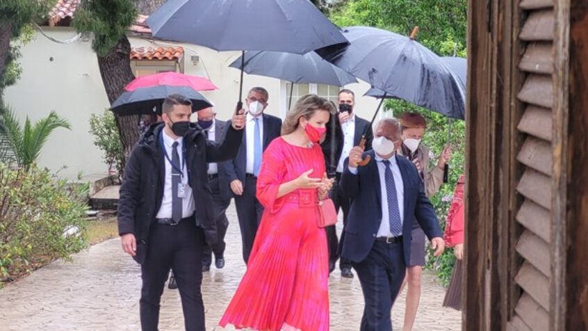 Philippe et Mathilde en Grèce, le temps d’un séjour dense