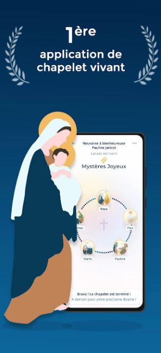 Une application pour prier le Rosaire