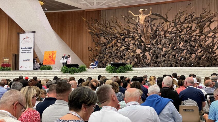Des familles du monde entier, dont des Belges, sont réunies au Vatican
