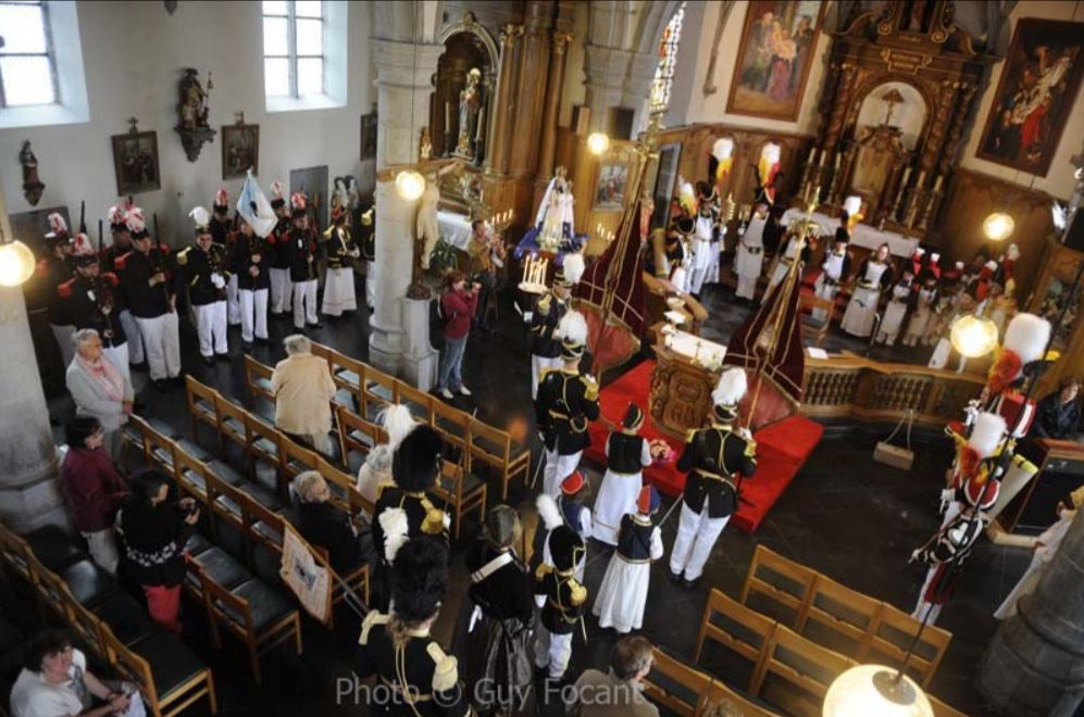 La marche militaire Saint Vaast à Daussois