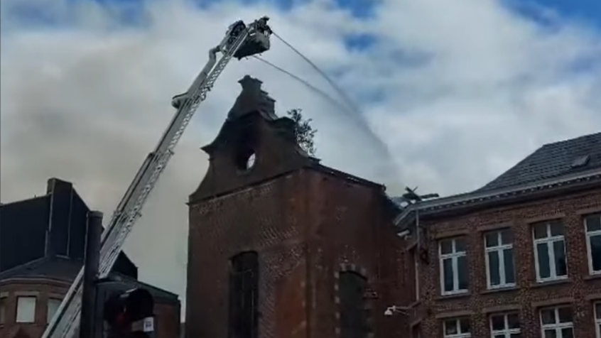 A Binche, un incendie d&rsquo;église annonce sa destruction