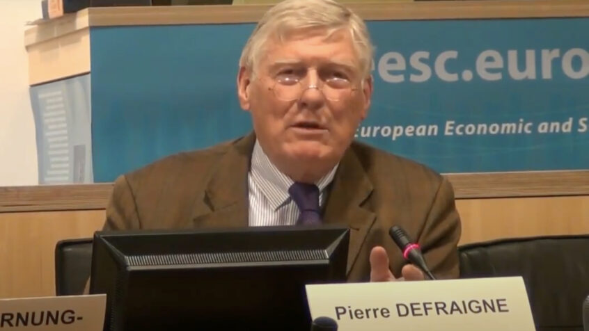 Le penseur de l&rsquo;Europe, Pierre Defraigne, s&rsquo;en est allé