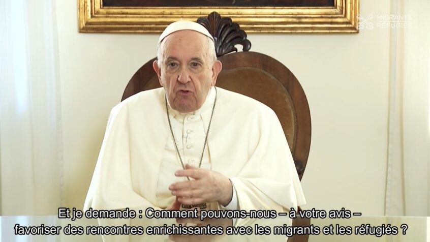 Construire l&rsquo;avenir avec les migrants : le pape invite chacun à y réfléchir