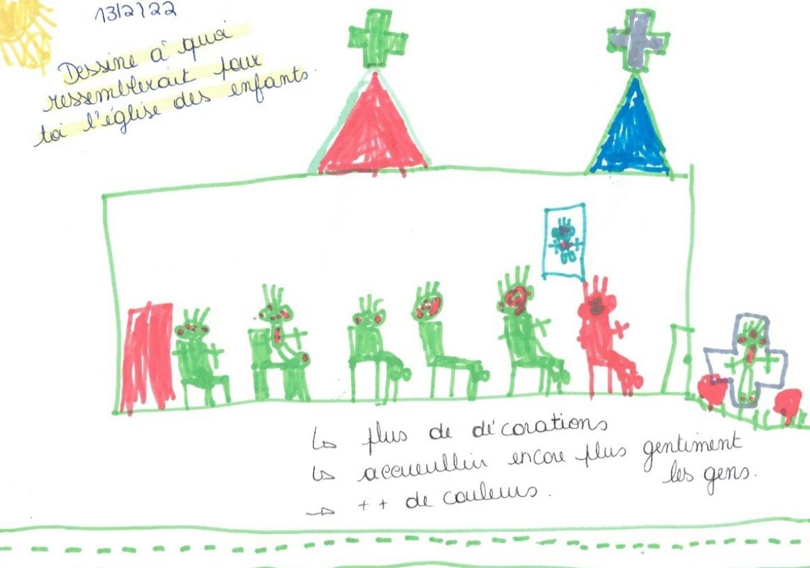 A Tournai, les enfants ont aussi participé à l'enquête synodale