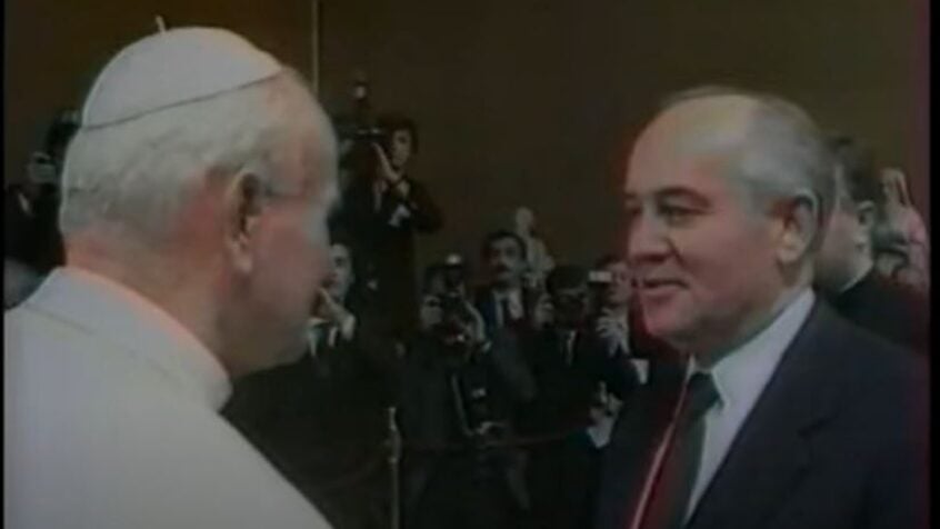 Quand Mikhail Gorbatchev rencontrait le pape