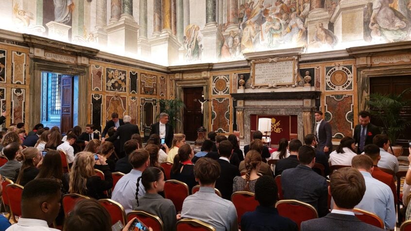 Les jeunes ambassadeurs belges pour les JMJ 2023 ont été reçus en audience par le pape François