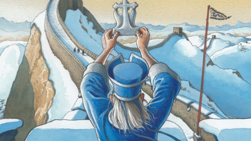 Martin Jamar, dessinateur de « Matteo Ricci », en dédicace à l&rsquo;abbaye de Stavelot