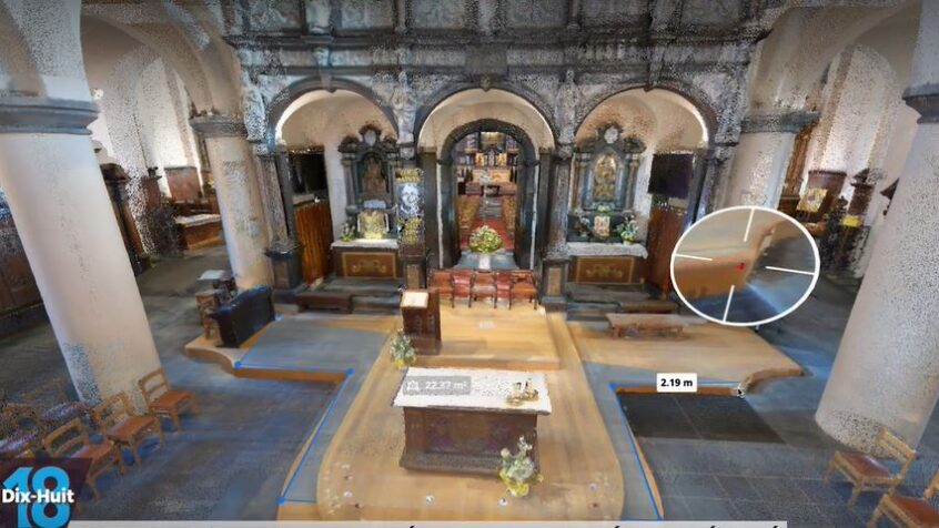 La collégiale de Soignies dévoile son jumeau numérique