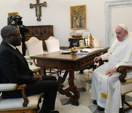 Le docteur Mukwege a été reçu par le pape François