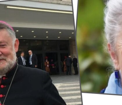 Mgr Kockerols et Colette Nys-Mazure rendent hommage à Benoît XVI