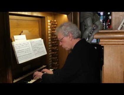 Le compositeur Bernard Foccroulle, à la tribune des Grandes Conférences Catholiques