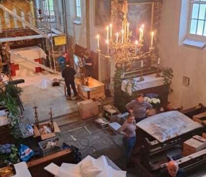 Suisse: l’évacuation de l&rsquo;église de Brienz a commencé