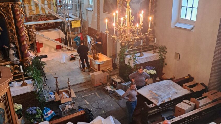 Suisse: l’évacuation de l&rsquo;église de Brienz a commencé