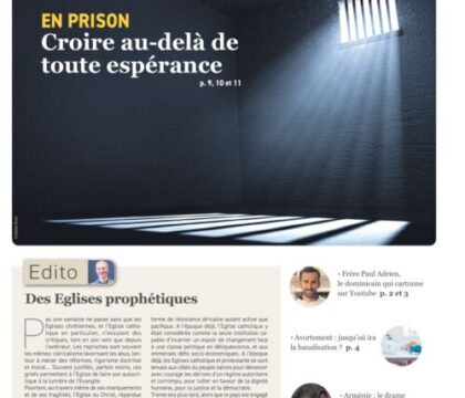 Sommaire de journal Dimanche n°11 du 19 mars 2023