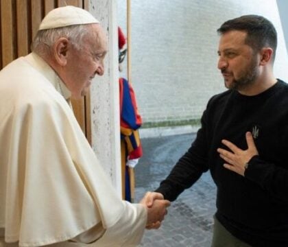 Le pape François a rencontré le président ukrainien