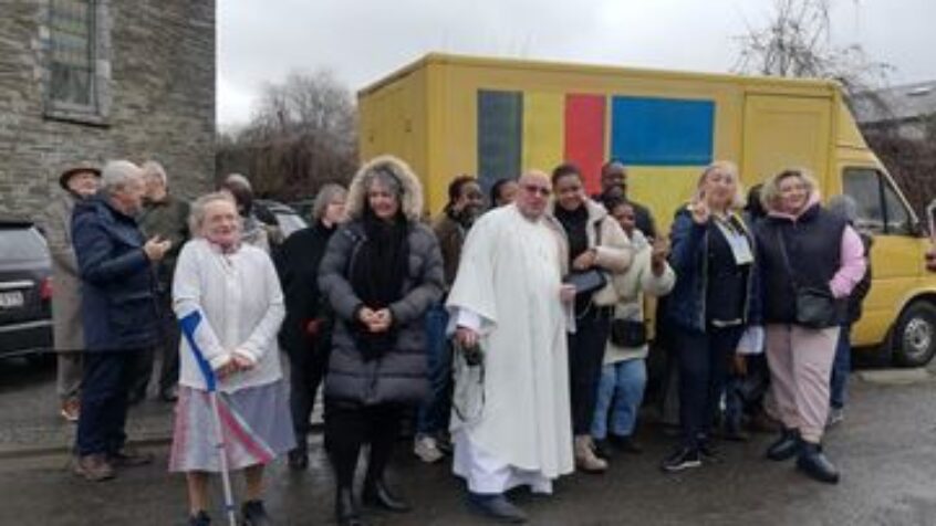A Bertrix, les paroissiens se sont mobilisés pour envoyer une camionnette en Ukraine