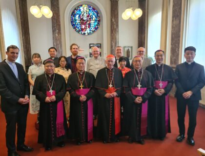 La visite des évêques chinois est passée chez le cardinal De Kesel