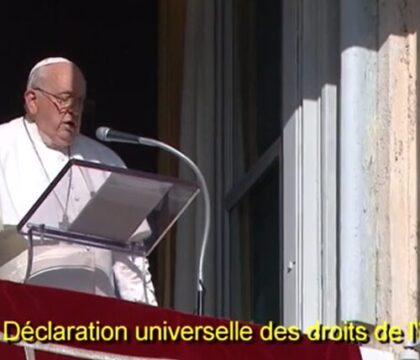 10 décembre, journée des droits de l&rsquo;homme: Le Pape appelle à poursuivre cet engagement