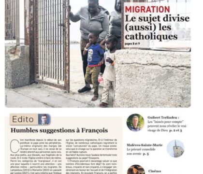 Sommaire du journal Dimanche n°40 du 12 novembre 2023