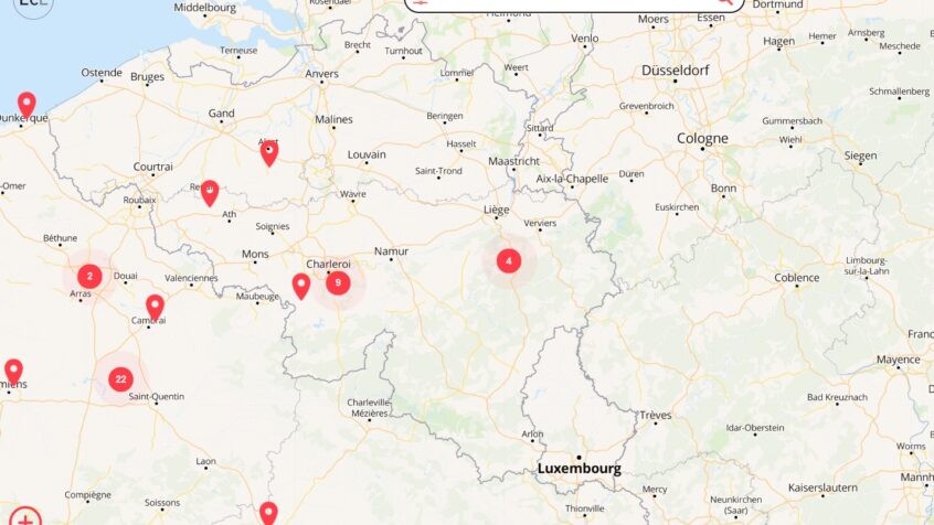 Grâce à Ecclesia Lab, 200 lieux innovants sont renseignés sur une carte