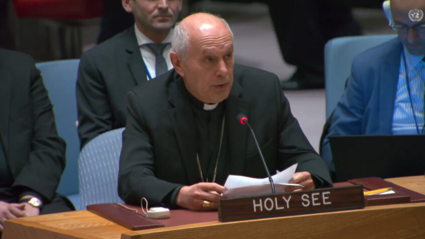 Proche-Orient : À l&rsquo;ONU, le Saint-Siège réaffirme qu&rsquo;une solution à deux États est la seule voie vers la paix