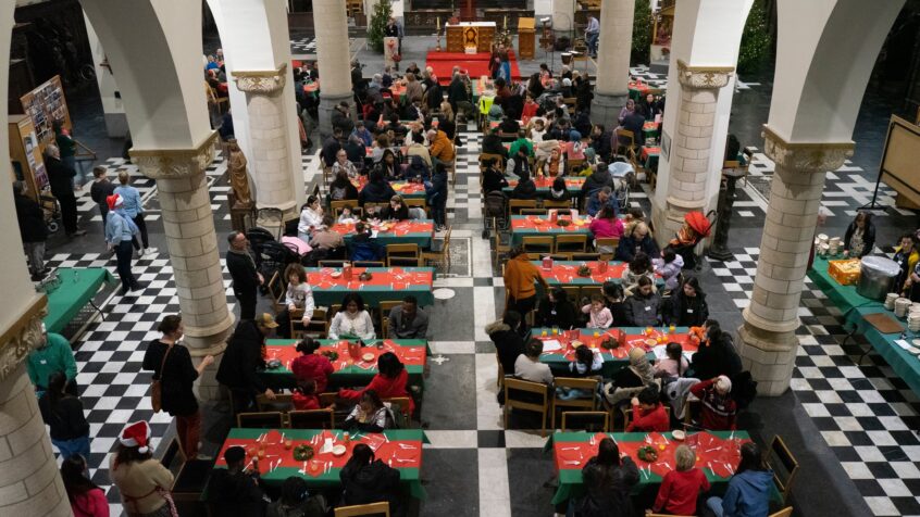 Un repas de Noël solidaire, suivi d&rsquo;une Marche pour la paix… Cette année encore, Sant&rsquo;Egidio se mobilise lors des fêtes !