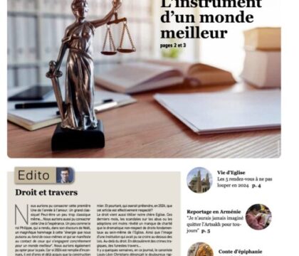 Sommaire du journal Dimanche n°01 du 7 janvier 2024