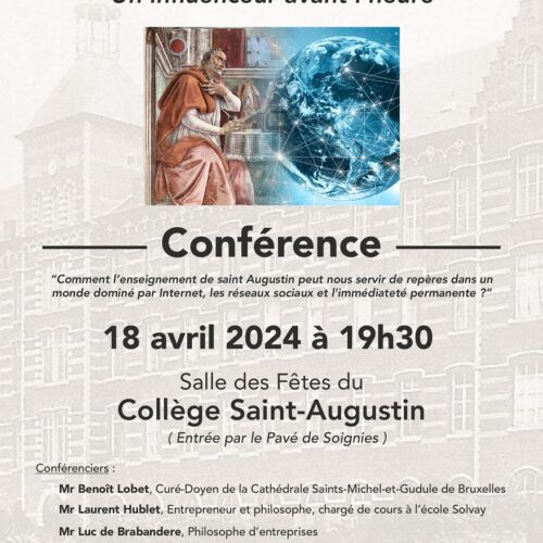 Conférence : &#8220;Saint Augustin 3.0 &#8211; Un influenceur avant l&#8217;heure&#8221;