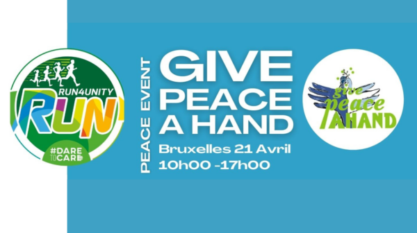 Give Peace a Hand : le grand évènement pour la paix organisé ce dimanche à Bruxelles