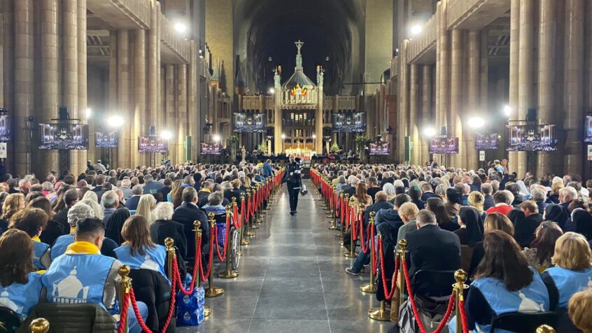 A la Basilique de Koekelberg, le Pape adresse trois mots essentiels à l&rsquo;Eglise de Belgique