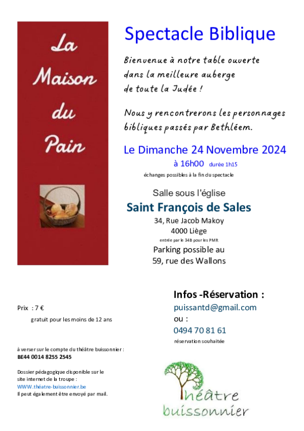 Spectacle biblique
