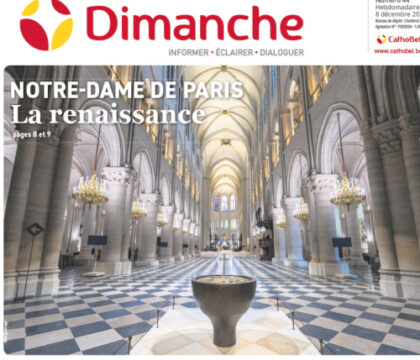 Sommaire du journal Dimanche n°44 du 8 décembre 2024