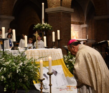 Messe d’action de grâce pour le pape François à l&rsquo;UP des Sources Vives