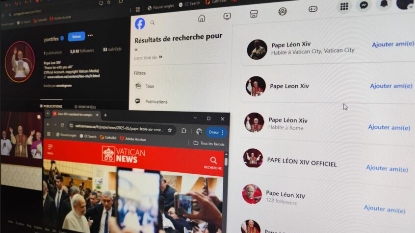 Léon XIV et les réseaux sociaux: des comptes officiels, des tweets engagés, mais attention aux faux profils
