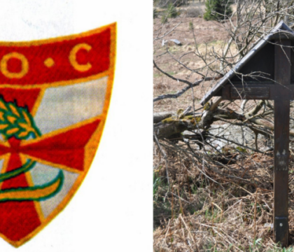 La croix de la Jeunesse Ouvrière Chrétienne de retour en Hautes Fagnes