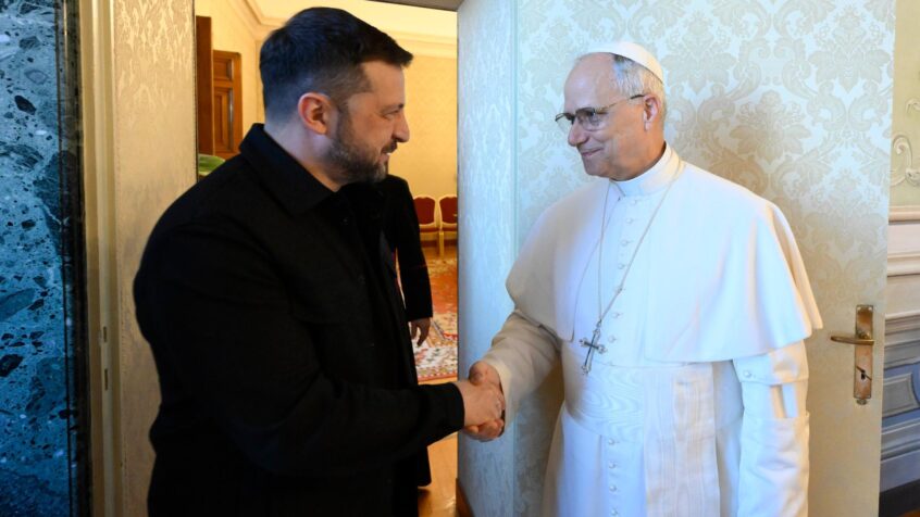 Volodymyr Zelensky rencontre Léon XIV à Castel Gandolfo