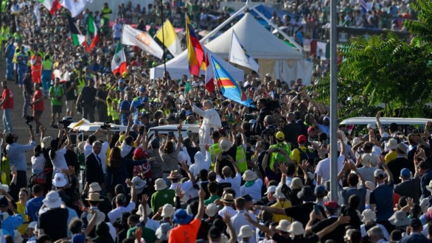 Messe d&rsquo;envoi du Jubilé des jeunes : le pape Léon les invite à regarder « vers les réalités d&rsquo;en haut »