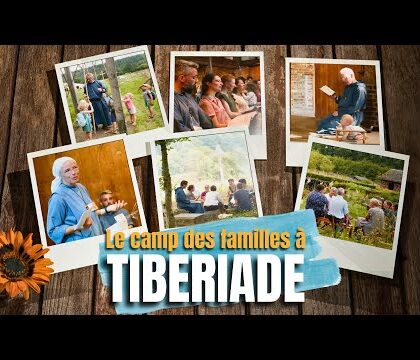 Le camp des familles à Tibériade