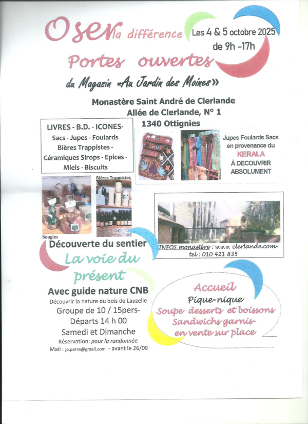 Portes ouvertes du magasin : « Au Jardin des Moines »